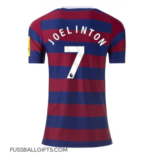 Newcastle United Joelinton #7 Fußballbekleidung 3rd trikot Damen 2024-25 Kurzarm